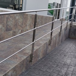 Barandillas, barandillas de acero inoxidable para escaleras, barandillas, balaustradas y pasamanos, interior y exterior, balcón, para escaleras Barandillas, barandillas de acero inoxidable para escaleras, barandillas, balaustradas y pasamanos, interior y exterior, balcón, para escaleras
