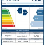 Standard double glazing 4 /16 /4 mm 