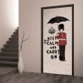 Buy Metal-plastic PVC Door 1800x1200mm one swing-out door made of Sandwich Panels with UV printing of Advertising information at Factory Prices