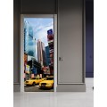 Buy Metal-plastic PVC Door 1800x1200mm one swing-out door made of Sandwich Panels with UV printing of Advertising information at Factory Prices