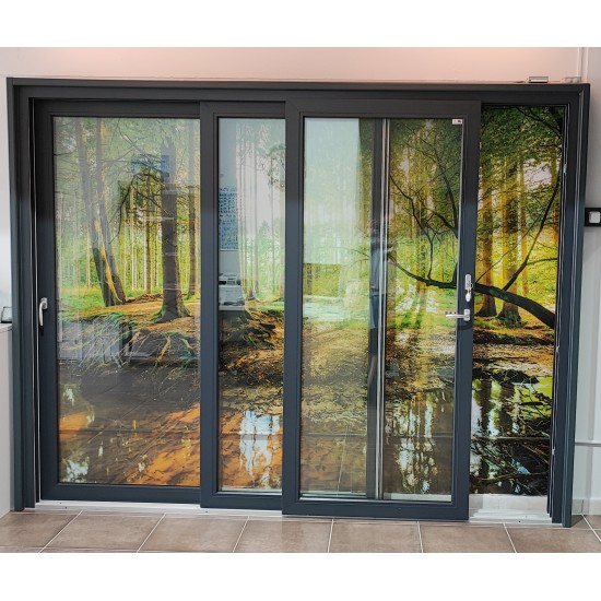 Buy Parallel-PVC sliding doors 2900 x 2250 mm Salamander Slide e-Drive SF, single-chamber double-glazed window 4/16/4 at Factory Prices