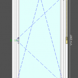 Двери ПВХ 1210х2367 мм Salamander BlueEvolution 73 с защитным ролетом, серый антрацит, внутри белый пепельный, однокамерный стеклопакет 4/16/4 Двери ПВХ 1210х2367 мм Salamander BlueEvolution 73 с защитным ролетом, серый антрацит, внутри белый пепельный, однокамерный стеклопакет 4/16/4