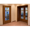 Buy PVC Door 1500x2100 with stained glass 5+5mm, UV printing at Factory Prices