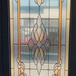 PVC двері 1500х2100 з вітражним склом 5 + 5мм, уф друк PVC двері 1500х2100 з вітражним склом 5 + 5мм, уф друк