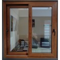 Buy Metal-plastic window Salamander 1175 x 1240 mm Corredera e-Drive SF, walnut color, 24 mm (2 pcs.) single-chamber double-glazed window 4/16/4 at Factory Prices