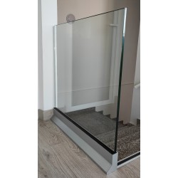 Cercas de vidrio en perfil de soporte Cercas de vidrio en perfil de soporte