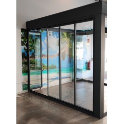 Frameless glazing single-chamber tempered glass package Climalit Frameless glazing single-chamber tempered glass package Climalit