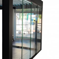 Безрамное закаленное стекло, раздвижная система Cartinas De Cristal Безрамное закаленное стекло, раздвижная система Cartinas De Cristal