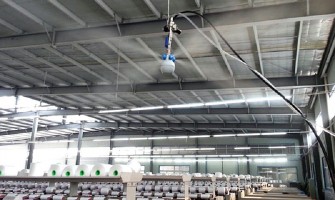 Sistemas de nebulização na indústria têxtil