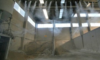 Na produção de cerâmica, vidro e materiais de construção