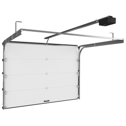 Гаражные секционные ворота из алюминиевых сэндвич-панелей  Гаражные секционные ворота из алюминиевых сэндвич-панелей