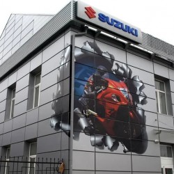 Druk UV na panelach elewacyjnych Druk UV na panelach elewacyjnych