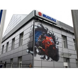 Druk UV na panelach elewacyjnych Druk UV na panelach elewacyjnych