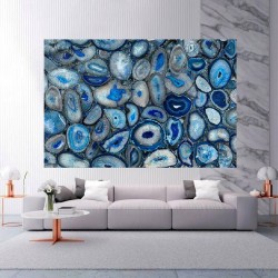 Картины из стекла с УФ печатью под срез натурального камня