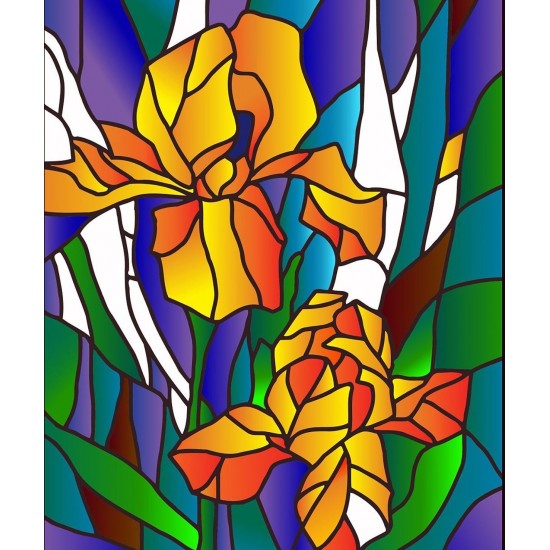 Buy Stained glass UV printing of any pattern at Factory Prices