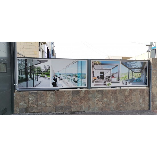 Buy Full colour UV printing on PVC sandwich panels, printing of advertising information, photos, signs, stands, pictures, navigation signs, promotional racks at Factory Prices