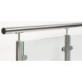 Buy Balcony railing / glass terrace balustrade with stainless steel at Factory Prices