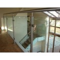 Buy Balcony railing / glass terrace balustrade with stainless steel at Factory Prices