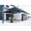 Factory for the production of Pergola at Producer Prices Buy Bioclimatic Winter pergola with warm glazing 3m x 4m Pergola motorized graphite/grey at Factory Prices