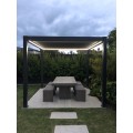 Commandez Pergola autoportante 3mx3mx2. 5m Louvre Pergola LED-automatique, graphite / gris aux prix d'usine