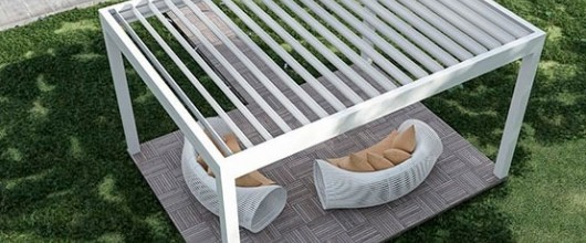 A bioclimatic pergola is a protective system that consists of climate-resistant elements. Depending on equipment - Protects from sun, wind and rain Modern stylish design and the most comfortable operation