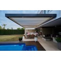 Buy Pergola with open angle, rain and sun protection 7m x 3m Pergola LED - motorized (Black) at Factory Prices