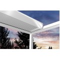 Заказать Пергола с  открытым углом, защита от дождя и солнца 8м x 3м Pergola LED - моторизованная (Черная) оптом и в розницу