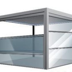 Acristalamiento panorámico de elevación en frío, m2