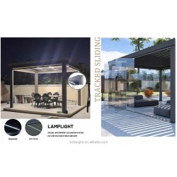 Cold sliding panoramic glazing system, m2 Cold sliding panoramic glazing system, m2