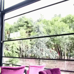 Acristalamiento panorámico de elevación en frío, m2