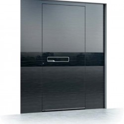 Pirnar Ultimum porta de entrada 608-a-GLASS / WOOD-ALU