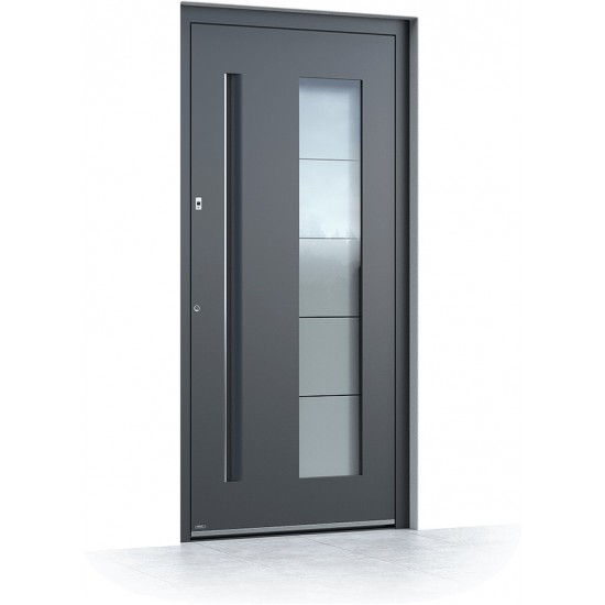 Buy Entrance door made of aluminum Pirnar Premium 6016 | WOOD-ALU at Factory Prices