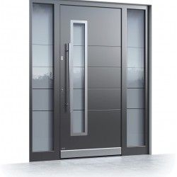 Aluminium Eingangstür Pirnar Premium 2521 / WOOD-ALU Aluminium Eingangstür Pirnar Premium 2521 / WOOD-ALU