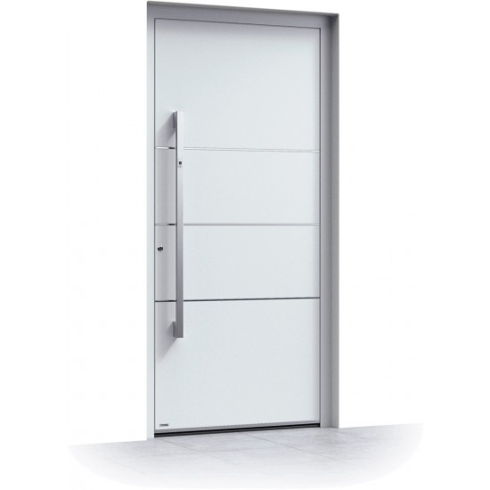 Pida Puerta de entrada de aluminio Pirnar Premium 1830| WOOD-ALU a precios de fábrica