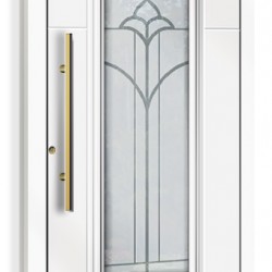 Алюмінієві Вхідні двері Pirnar Premium 3031 / WOOD-ALU