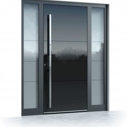 Алюмінієві Вхідні двері Pirnar Premium 6009 / WOOD-ALU