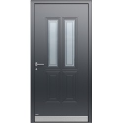 Aluminum entrance door coated with texture paint Pirnar Optimum 7211 | WOOD-ALU Aluminum entrance door coated with texture paint Pirnar Optimum 7211 | WOOD-ALU