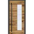 Commandez Porte d'entrée en aluminium avec décoration en bois Pirnar Premium 1040 / WOOD-ALU aux prix d'usine