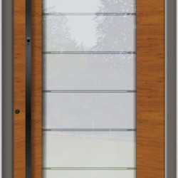 Puerta de entrada con decoración de madera Pirnar Premium 1841 / WOOD-ALU Puerta de entrada con decoración de madera Pirnar Premium 1841 / WOOD-ALU