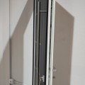 Buy Aluminum grey door with a box, with metal inserts, white inside at Factory Prices