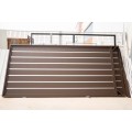 Buy Aluminum Gate and gate, brown color with metal insert at Factory Prices
