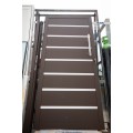 Buy Aluminum Gate and gate, brown color with metal insert at Factory Prices
