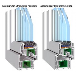 El sistema Streamline de ventana, las ventanas metalloplastikovye Salamander El sistema Streamline de ventana, las ventanas metalloplastikovye Salamander