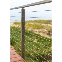 Balaustres de acero inoxidable para escaleras, barandillas, balaustradas y pasamanos, interior y exterior, balcón, para escaleras