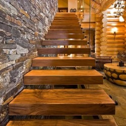 Floating ladder, wooden ladder Floating ladder, wooden ladder