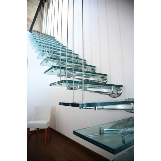 Buy frameless staircase with glass railings at Factory Prices