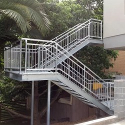 Metal staircase, galvanized, painted, carbon steel Metal staircase, galvanized, painted, carbon steel