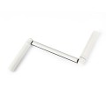 Buy Handle for round handle Ø 12 mm made of white lacquered steel Total length 310 mm at Factory Prices