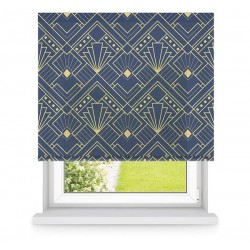 2in1 DUO Rollos Verdunkelte oder siebende Premium-Rollos im Art Deco-Stil
