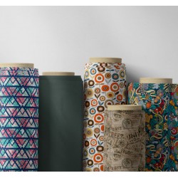 Austauschbarer Stoff für Rollos.